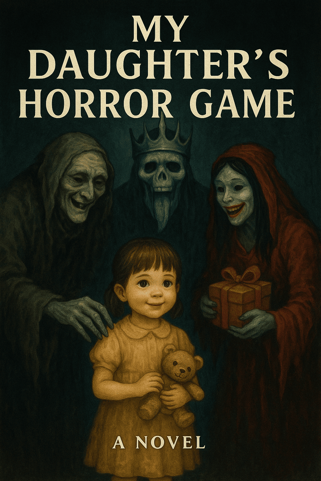 My daughter played a horror game and ruined my ghost king.